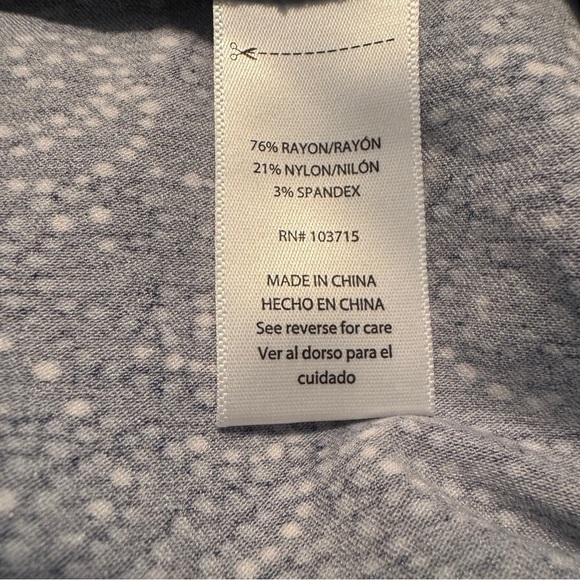 Zac & Rachel Navy and White Patterned Mini Skort Size 10 - Picture 7 of 8